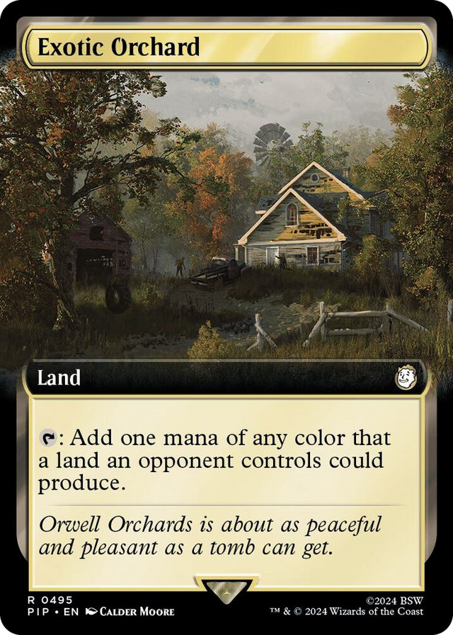 0495 Exotic Orchard (Extended Art) R Universes Beyond: Fallout