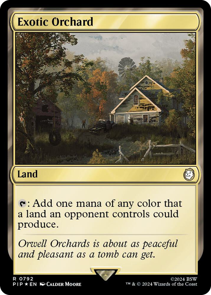 0792 Exotic Orchard (Surge Foil) R Universes Beyond: Fallout