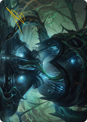 0038 Expand the Sphere Art Card (Gold-Stamped Signature) S Art Series: Phyrexia: All Will Be One
