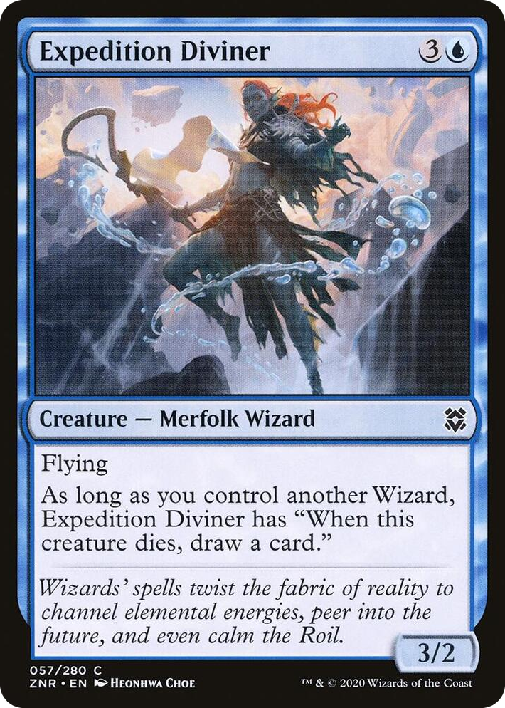 0057 Expedition Diviner C Zendikar Rising