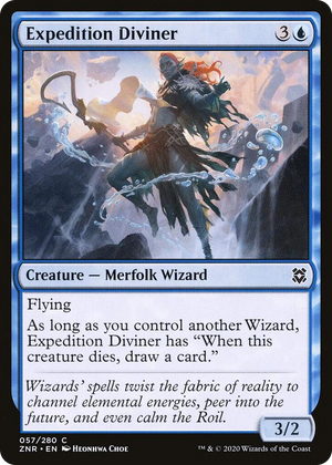 0057 Expedition Diviner C Zendikar Rising