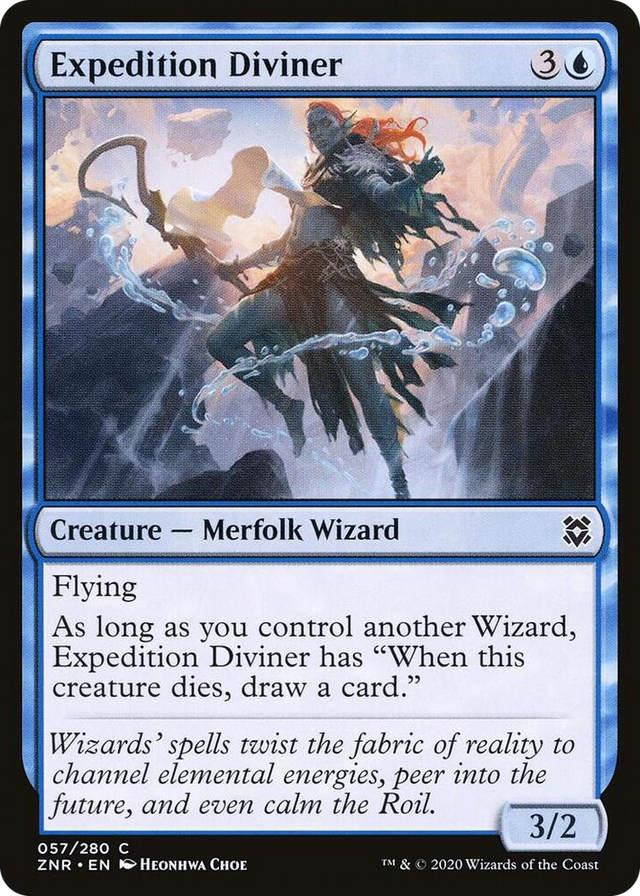 0057 Expedition Diviner C Zendikar Rising