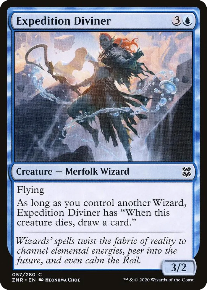 0057 Expedition Diviner C Zendikar Rising