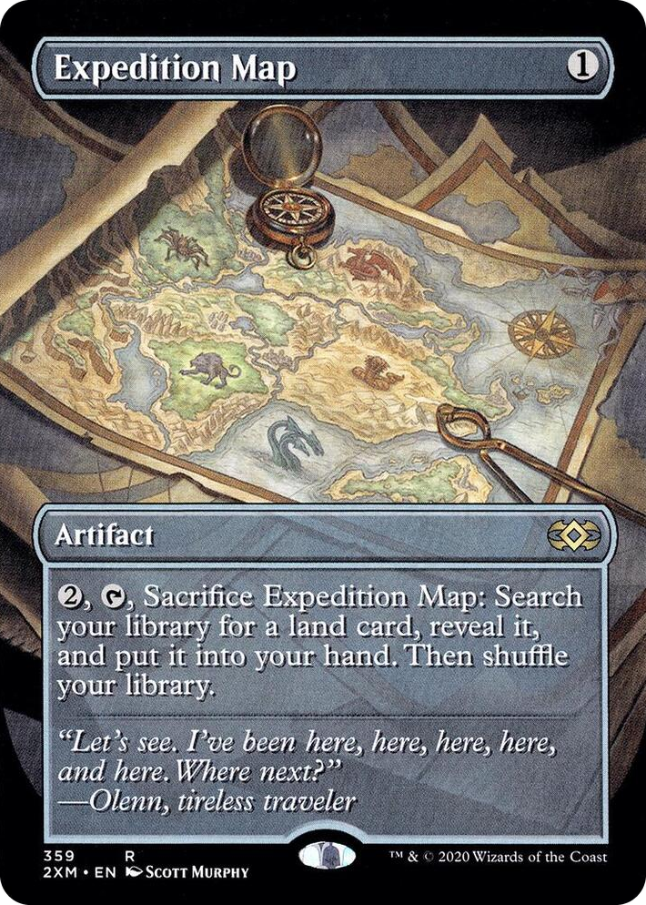 0359 Expedition Map (Borderless) R Double Masters