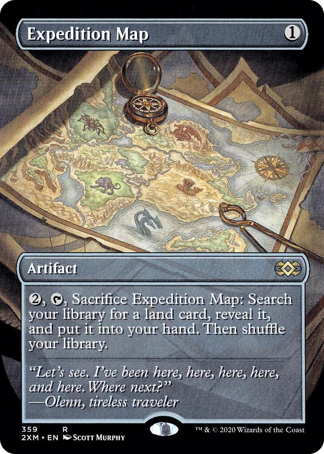 0359 Expedition Map (Borderless) R Double Masters