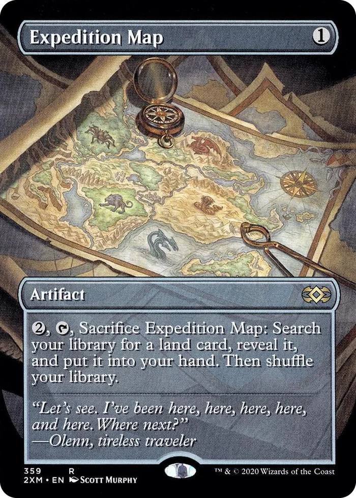 0359 Expedition Map (Borderless) R Double Masters