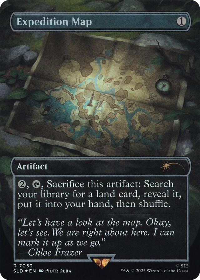 7053 Expedition Map (Rainbow Foil) R Secret Lair Drop Series
