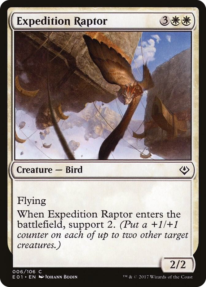 Expedition Raptor #6 C - Archenemy: Nicol Bolas Pokemon card