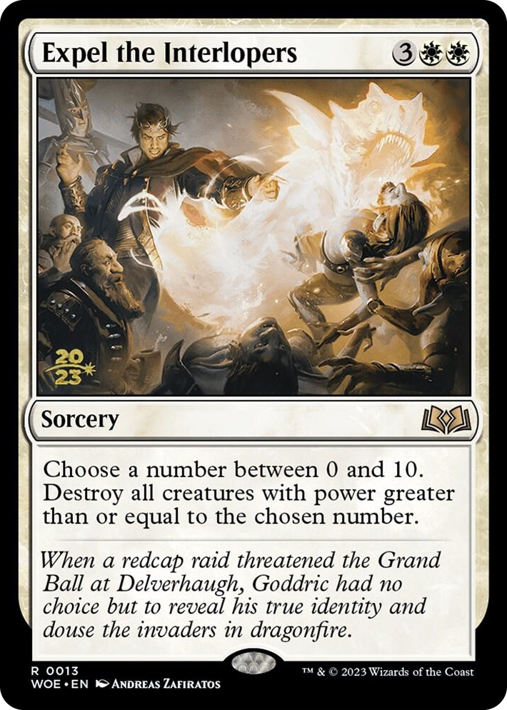 0013 Expel the Interlopers R Prerelease Cards