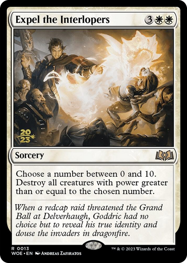 0013 Expel the Interlopers R Prerelease Cards