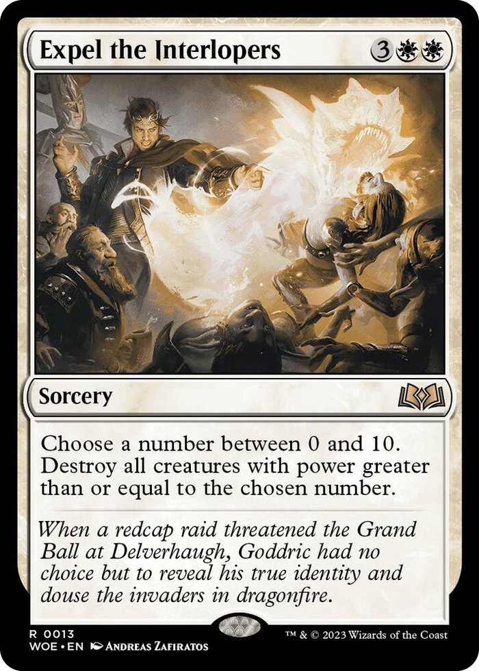Expel the Interlopers #13 R - Wilds of Eldraine Pokemon card
