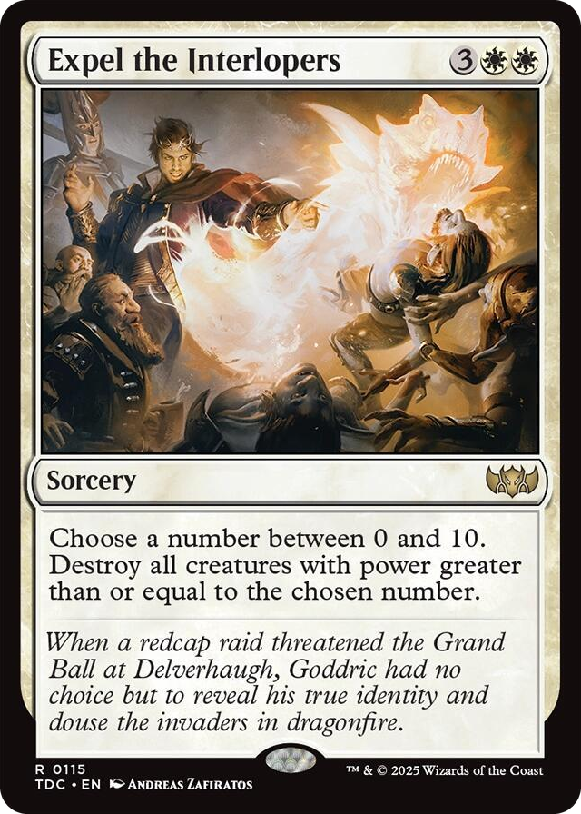 0115 Expel the Interlopers R Commander: Tarkir: Dragonstorm