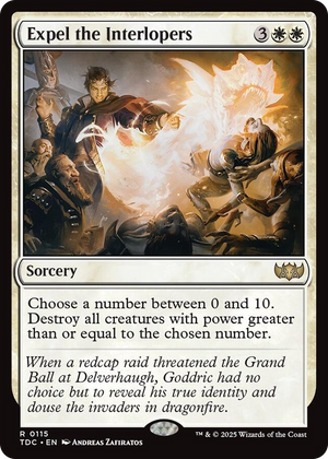 0115 Expel the Interlopers R Commander: Tarkir: Dragonstorm