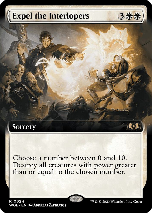 0324 Expel the Interlopers (Extended Art) R Wilds of Eldraine
