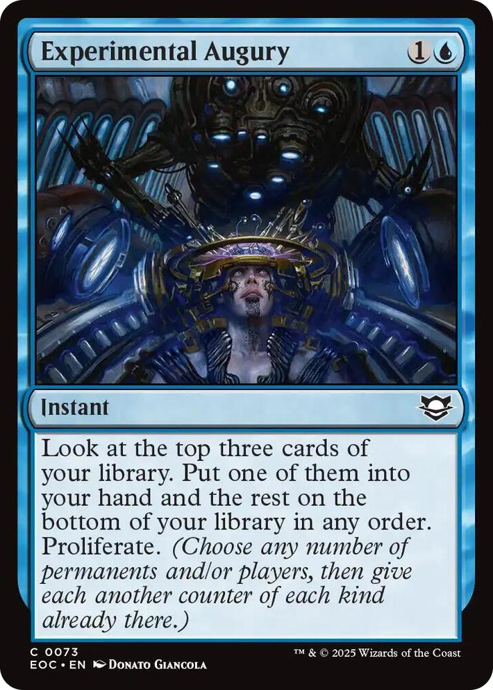 0073 Experimental Augury C Commander: Edge of Eternities