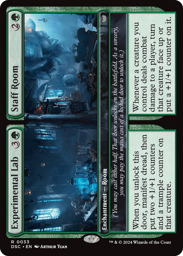 0033 Experimental Lab // Staff Room R Commander: Duskmourn: House of Horror