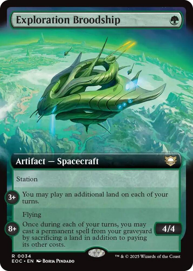 0034 Exploration Broodship (Extended Art) R Commander: Edge of Eternities