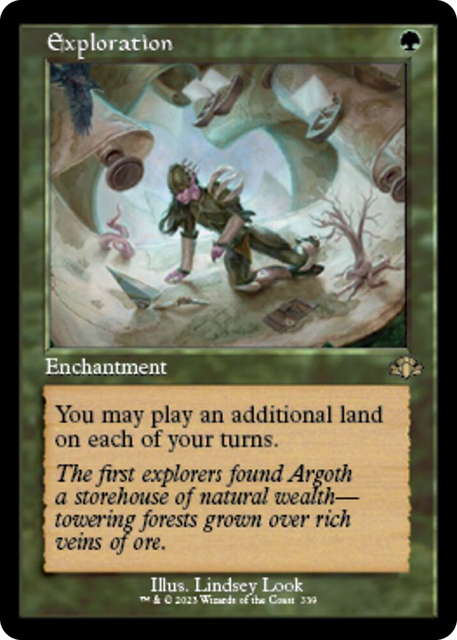 0339 Exploration (Retro Frame) R Dominaria Remastered