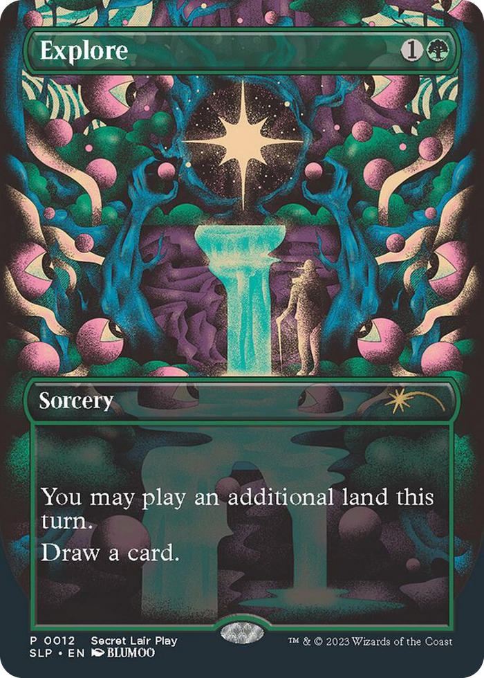 Explore #12 P - Secret Lair Showdown Pokemon card