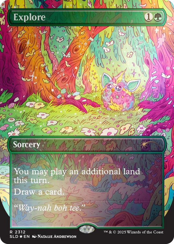 Explore (2312) (Rainbow Foil) #2312 R - Secret Lair Drop Series Pokemon card