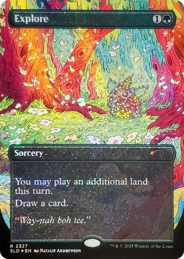 Explore (2327) (Confetti Foil) #2327 R - Secret Lair Drop Series Pokemon card