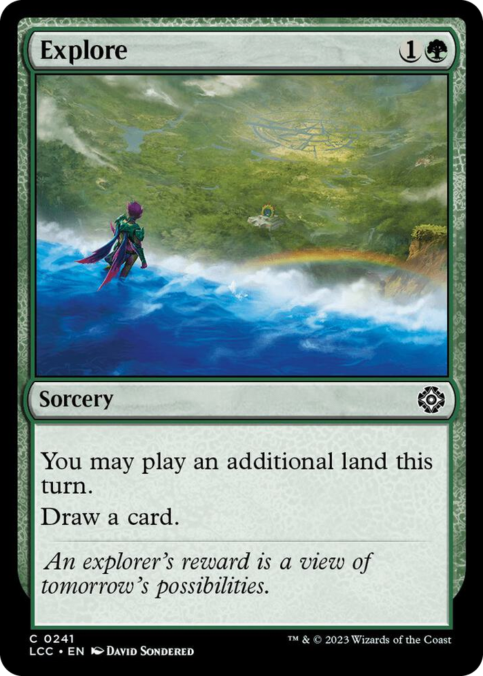 Explore #241 C - Commander: The Lost Caverns of Ixalan Pokemon card