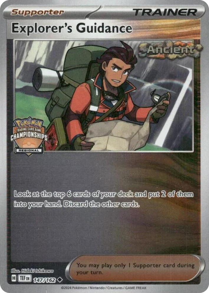 0147 Explorer's Guidance - 147/162 (Regional Championships) Uncommon League & Championship Cards