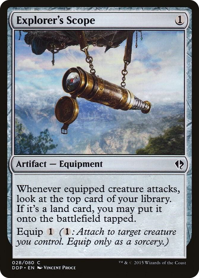 Explorer's Scope #28 C - Duel Decks: Zendikar vs. Eldrazi Pokemon card