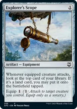 0205 Explorer's Scope C Commander: Adventures in the Forgotten Realms