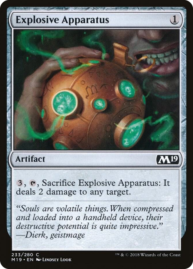 0233 Explosive Apparatus C Core Set 2019