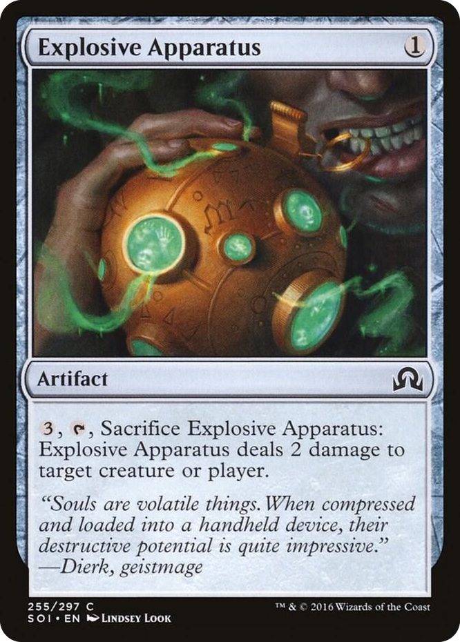 Explosive Apparatus #255 C - Shadows over Innistrad Pokemon card