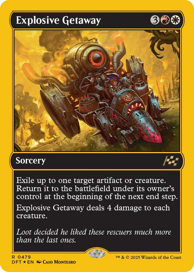 0479 Explosive Getaway (First-Place Foil) R Aetherdrift