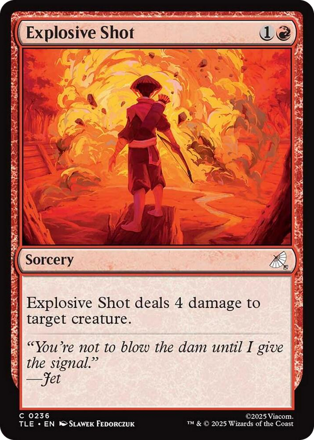 0236 Explosive Shot (0236) C The Last Airbender: Eternal-Legal