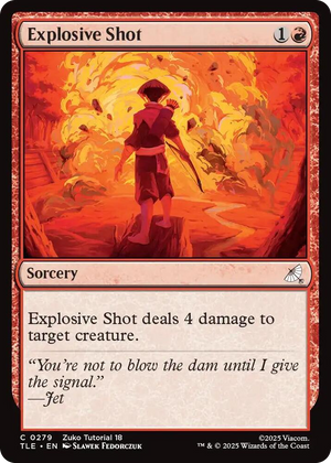 0279 Explosive Shot (0279) C The Last Airbender: Eternal-Legal