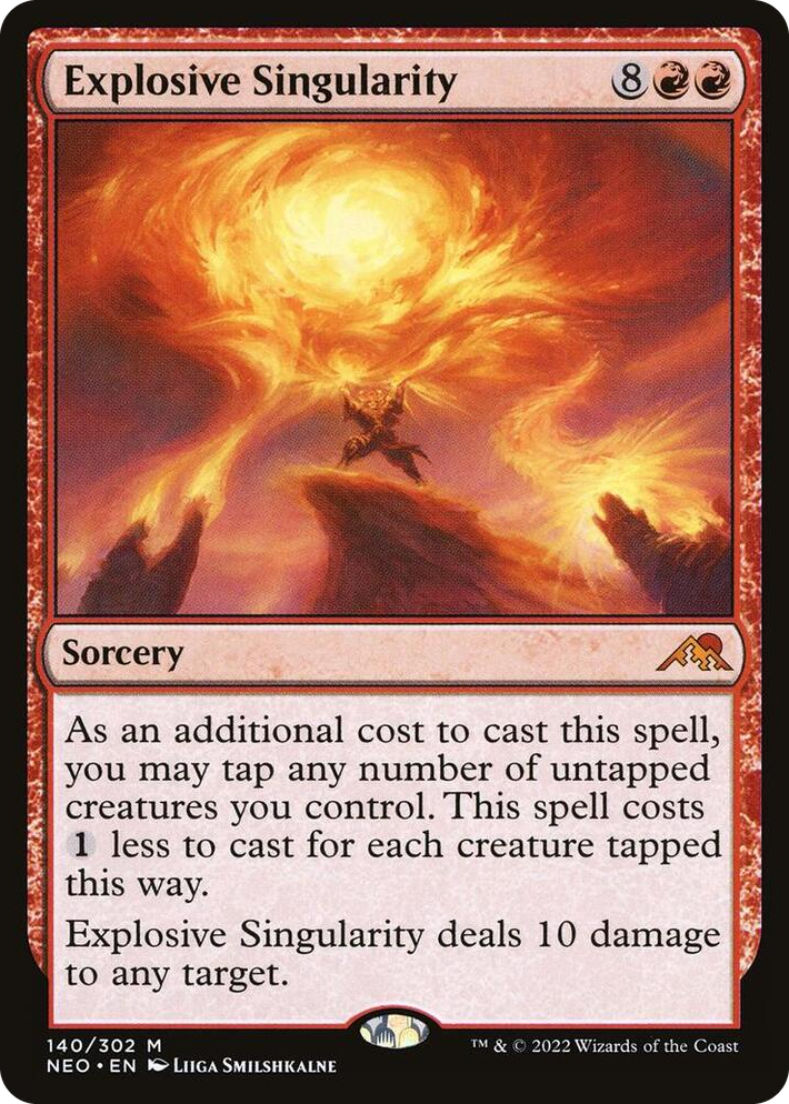 0140 Explosive Singularity M Kamigawa: Neon Dynasty