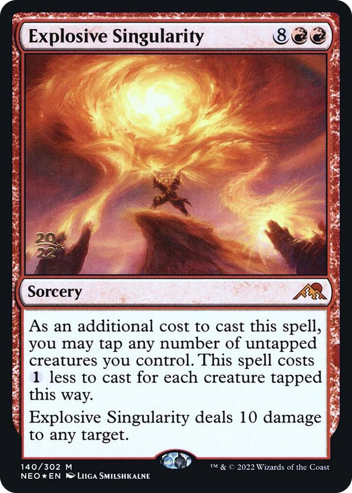 Explosive Singularity #140 M - Prerelease Cards Pokemon card
