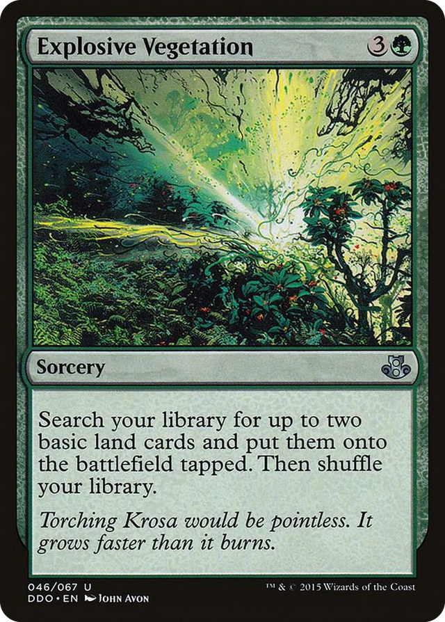 0046 Explosive Vegetation U Duel Decks: Elspeth vs. Kiora