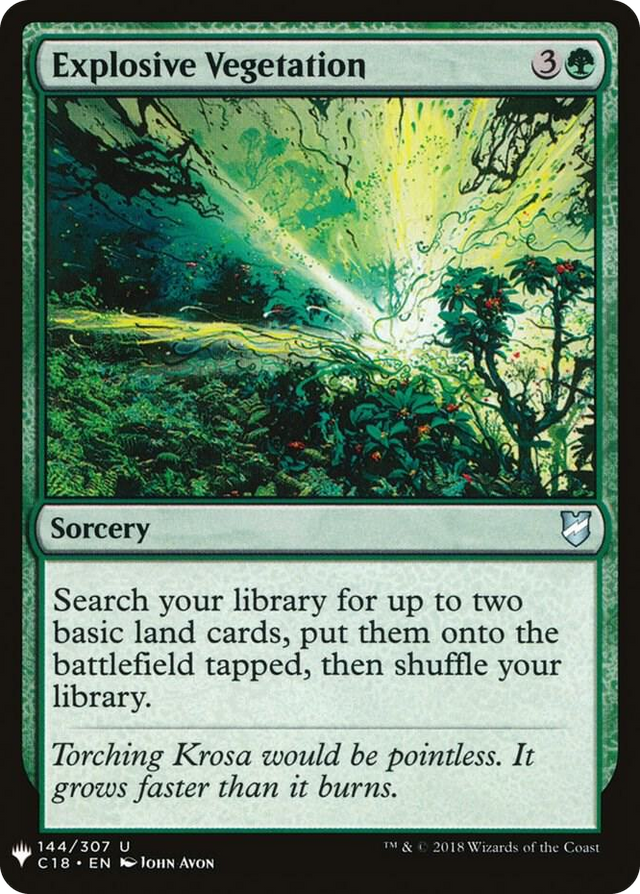 0144 Explosive Vegetation U The List Reprints