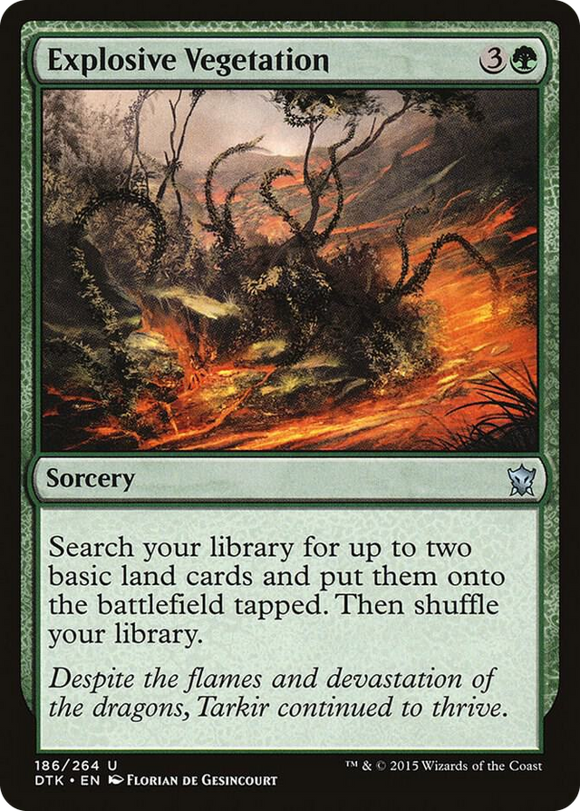0186 Explosive Vegetation U Dragons of Tarkir