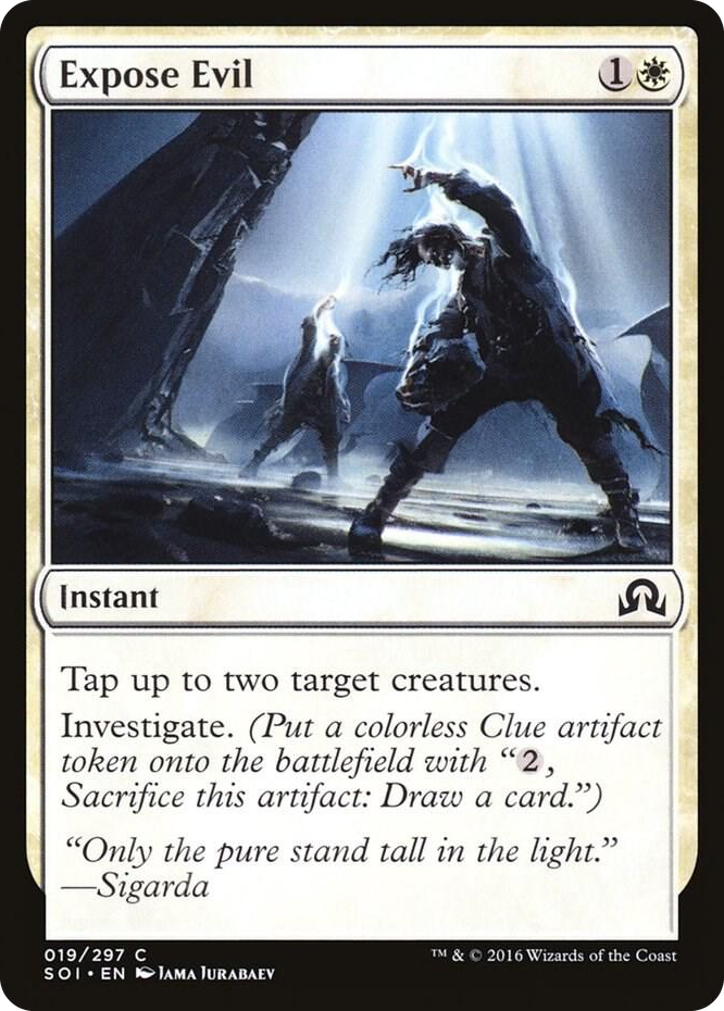 Expose Evil #19 C - Shadows over Innistrad Pokemon card