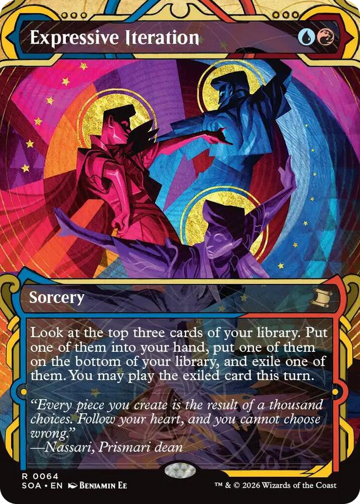 Expressive Iteration #64 R - Secrets of Strixhaven: Mystical Archive Pokemon card