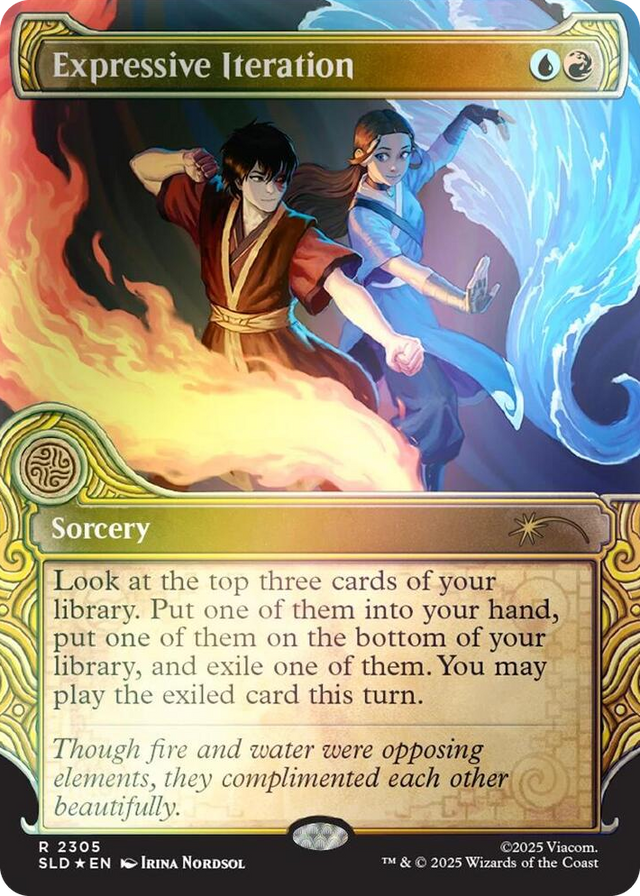 2305 Expressive Iteration (Rainbow Foil) R Secret Lair Drop Series