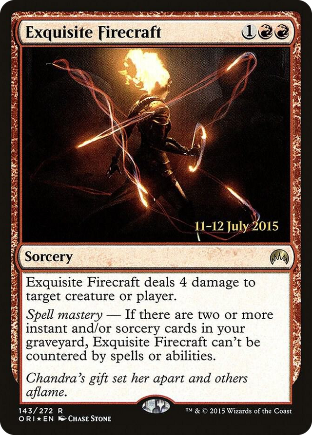 0143 Exquisite Firecraft R Prerelease Cards