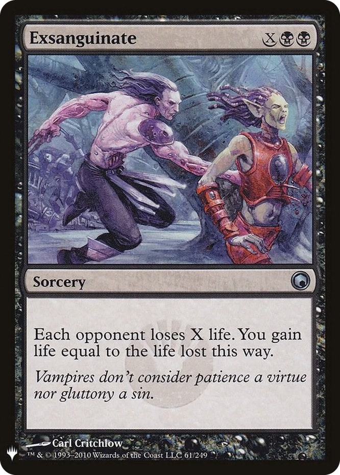 0061 Exsanguinate U The List Reprints