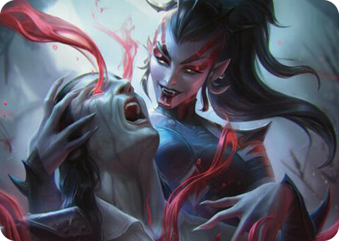 0017 Exsanguinate Art Card S Art Series: Commander Masters