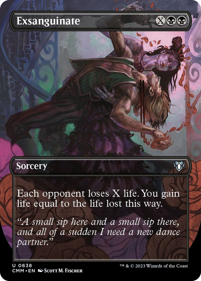 0638 Exsanguinate (Borderless) U Commander Masters