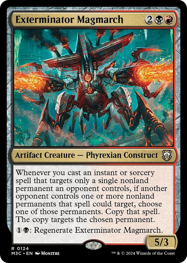 0124 Exterminator Magmarch R Commander: Modern Horizons 3