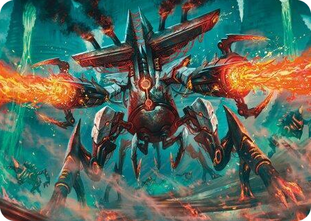 0033 Exterminator Magmarch Art Card S Art Series: Modern Horizons 3