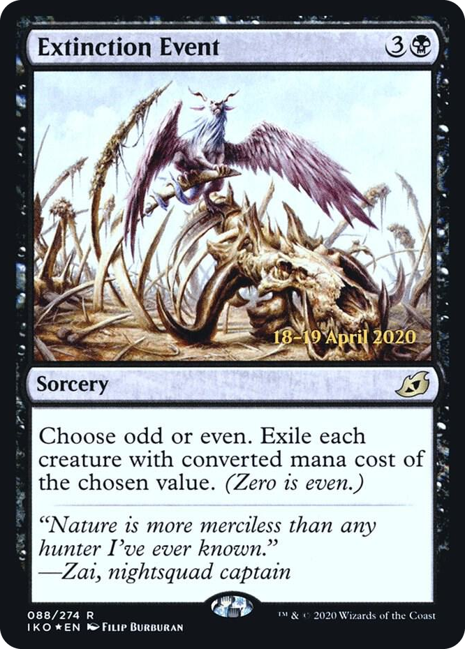 0088 Extinction Event R Prerelease Cards