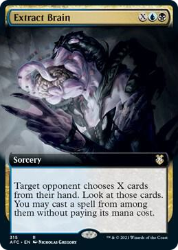0315 Extract Brain (Extended Art) R Commander: Adventures in the Forgotten Realms